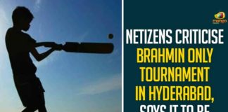 Netizens Criticise Brahmin Only Tournament In Hyderabad, Says It To Be Casteist,Mango News,,Brahmin Cricket Tournament Draws,Brahmin Cricket Tournament,Netizens Criticize Brahmin Only Cricket Tournament Held In Hyderabad,Netizens Criticize Brahmin Only Cricket Tournament,Netizens Criticize Brahmin,Netizens Criticised The Brahmin Cricket Tournament Poster,Cricket Tournament,Hyderabad,Hyderabad News,Brahmin Cricket Tournament Hyderabad,Brahmin Cricket Tournament News,Brahmin Cricket Tournament Poster,Telangana,Netizens Criticise Brahmin Only Tournament,Brahmin Only Tournament In Hyderabad