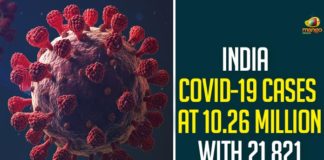 India COVID-19 Cases At 10.26 Million With 21821 New Cases,Coronavirus Cases In India, Coronavirus In India,Coronavirus India Live Updates, Coronavirus Live Updates, Coronavirus Positive Cases List, COVID 19 Deaths, COVID-19, COVID-19 Cases in India,COVID-19 Daily Bulletin,Covid-19 In India,Covid-19 Latest Updates, COVID-19 New Live Updates,Covid-19 Positive Cases,India Coronavirus,India COVID 19,India Covid-19 Deaths Report, India Covid-19 Latest Reports,India COVID-19 Reports,India Covid-19 Updates,India New COVID 19 Cases,Mango News,Mango News Telugu,India Covid-19 21821 Positive Cases,India Records 21821 New Covid-19 Cases