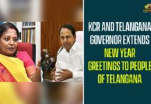 KCR And Telangana Governor Extends New Year Greetings To People Of Telangana,CM KCR New Year Greetings To The People Of TS,CM KCR,CM KCR Latest News,Telangana CM KCR,New Year Greetings,Mango News,Telangana Telangana Governor Conveyed New Year Greetings,CM KCR New Year Greetings To TS People,New Year 2021,Telangana,New Year Celebrations 2021,CM K Chandrashekar Rao,Telangana News,New Year Greetings From CM KCR,CM KCR Conveyed New Year Greetings To TS People,CM KCR New Year Greetings To Telangana People,CM KCR has Conveyed New Year Greetings