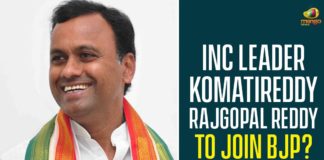 INC Leader Komatireddy Rajgopal Reddy To Join BJP,Komatireddy Rajgopal Reddy likely to join BJP,Congress MLA Komatireddy Rajgopal Reddy,Mango News,Telangana Congress MLA Rajagopal Reddy To Move To BJP,Telangana Congress MLA to defect to BJP,Komatireddy Rajgopal Reddy to join BJP,Congress MLA to join BJP,INC Leader Komatireddy Rajgopal Reddy,Komatireddy Rajgopal Reddy Latest News,BJP,Congress MLA To Join BJP,Komatireddy Rajgopal Reddy To Join BJP