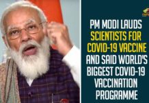 coronavirus news, Coronavirus News Updates, coronavirus vaccine, Coronavirus Vaccine In India, coronavirus vaccine News, coronavirus vaccine updates, covid 19 vaccine, covid vaccination india, COVID-19 Vaccination Programme, Mango News, PM Modi, PM Modi COVID-19 Vaccination Programme, PM Modi Lauds Scientists, PM Modi Lauds Scientists For COVID-19 Vaccine, World Biggest COVID-19 Vaccination Programme