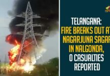 Fire at Nagarjuna Sagar power unit, Fire Breaks Out At Nagarjuna Sagar, Fire Breaks Out At Nagarjuna Sagar In Nalgonda, Fire breaks out at power station in Nagarjuna Sagar, Mango News, Nagarjuna Sagar, Nagarjuna Sagar In Nalgonda, Nalgonda, Nalgonda Breaking News, Nalgonda News, Telangana Breaking News, Telangana Fire Breaks, Telangana news