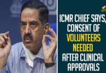 Bharat Biotech Covaxin Vaccine, Bharat Biotech International Private Limited, Consent Of Volunteers Needed After Clinical Approvals, Coronavirus, Coronavirus COVAXIN, coronavirus vaccine, Coronavirus Vaccine COVAXIN, COVAXIN, Covaxin Medical Dose, COVAXIN Trials, Hyderabad based Bharat Biotech COVAXIN, ICMR Chief, Indian Council of Medical Research, Mango News