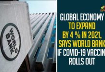 COVID-19 Vaccine Rolls Out, Global Economy, Global economy 2021, Global economy 2021 News, Global Economy Expected To Expand, Global economy News, Global Economy To Expand By 4 % In 2021, Global economy to expand by 4 pc, Global Economy to Expand by 4%, Global economy Updates, Mango News, World Bank, World Bank expects global economy to expand