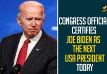 Congress Official Certifies Joe Biden As The Next USA President Today Congress confirms Joe Biden’s US election 2020 Win, Donald Trump, Joe Biden officially secures enough electors, Joe Biden Victory as President, Mango News Telugu, US Capitol Chaos Live, US Capitol Violence LIVE Updates, US Congress certifies Joe Biden as next president, US Congress Finalises Joe Biden Victory, US Congress Finalises Joe Biden’s Victory as President, Violence Erupts at US Capitol