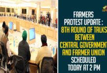 Farmers Protest Update: 8th Round Of Talks Between Central Government And Farmer Union Scheduled Today At 2 PM 8th Round Of Talks Between Central Government And Farmer Union Scheduled, Another Round Of Talks Over Farm Bills, Central Government And Farmers Union Meet, Central Government Over Farm Bills, Farm Bills, Farmers Protest, Farmers Protest Update, Farmers Protests Continue, Farmers Union, Farmers Union To Hold Another Round Of Talks Over Farm Bills, Mango News, Union Home Minister, Union Home Minister Amit Shah Called Farmers For Talks