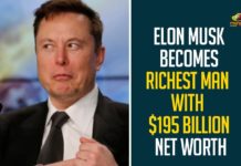 Elon Musk Becomes Richest Man With $195 Billion Net Worth electric vehicle maker Tesla, Elon Musk, Elon Musk Becomes Richest Man, Elon Musk Becomes World’s Richest Person, Elon Musk Latest News, Elon Musk News, Elon Musk richest person, Elon Musk richest person in world, Elon Musk Tesla, Mango News, Richest Man With $195 Billion Net WorthL, Tesla’s Elon Musk Overtakes Amazon’s Jeff Bezos, world’s richest person