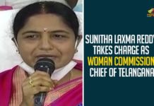 EX-minister Sunitha Laxma Reddy, Ex-Minister V Sunitha Laxma Reddy Appointed As Telangana Women’s Commission Chairperson, Mango News Telugu, Sunitha Laxma Reddy, Sunitha Laxma Reddy Latest News, Sunitha Laxma Reddy Took Charge as Telangana Women’s Commission Chairman, Telangana Women Commission Chairman, Telangana Women Commission Chairman Sunitha Laxma Reddy, Women Commission Chairman Of Telangana