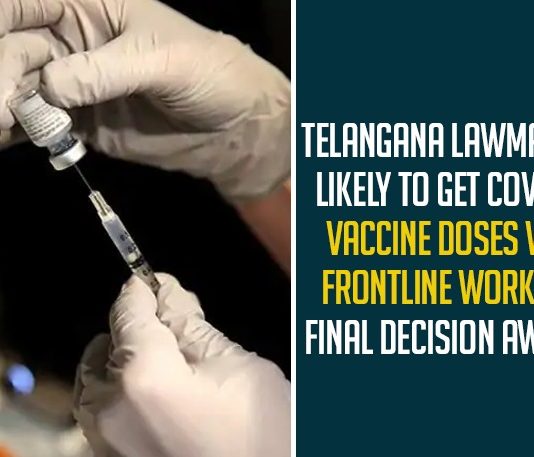 coronavirus vaccine, coronavirus vaccine News, covid 19 vaccine, COVID-19 Vaccine For Frontline Workers, COVID-19 Vaccine In Telangana, Mango News, Telangana Corona Vaccine Distribution, Telangana Corona Vaccine Distribution News, Telangana governor inspects Covid-19 vaccine, Telangana Health Department, Telangana Lawmakers To Get COVID-19 Vaccine, Telangana lawmakers to get vaccine jab