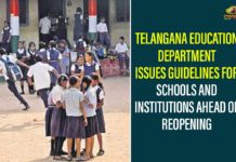 Education Minister, Education Minister Sabitha Indra Reddy, Educational Institutions In telangana, Guidelines to Reopen Educational Institutes, Mango News, Opening of Educational Institutions, Opening of Educational Institutions In Telangana, Sabitha Indra Reddy, Sabitha Indra Reddy On Opening of Educational Institutions, Telangana Education Minister Sabitha Indra Reddy, Telangana Educational Institutions, Telangana Govt, Telangana Govt Issues Guidelines to Reopen Educational Institutes