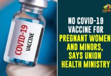 No COVID-19 Vaccine For Pregnant Women And Minors, Says Union Health Ministry