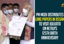 125th Birth Anniversary of Netaji Subhas Chandra Bose, 125th Birth Anniversary of Netaji Subhas Chandra Bose in Kolkata, kolkata, Mango News, modi, Modi Attends 125th Birth Anniversary of Netaji Subhas Chandra Bose, Netaji Subhas Chandra Bose, Netaji Subhas Chandra Bose Birth Anniversary, Netaji Subhas Chandra Bose News, PM Narendra Modi, President Kovind unveils Netaji Subhas Chandra Bose portrait