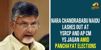 Nara Chandrababu Naidu Lashes Out At YSRCP And AP CM YS Jagan Amid Panchayat Elections