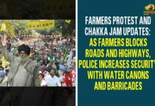Chakka Jam, Chakka Jam Begins in Sevaral States, Chakka Jam protest, Farm Laws, Farmers Against Agri Laws, Farmers Chakka Jam protest, Farmers Intensify Protest, Farmers Intensify Protest Against Farm Laws, Farmers Protest, Farmers Protest Against Farm Bills, Farmers Protest Against Farm Laws, Farmers Protest News, Farmers Protest Updates, Farmers Protesting Against Farm Laws, Mango News, Nationwide Chakka Jam