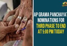 Andhra Pradesh Government, Andhra Pradesh panchayat elections, AP Gram Panchayat Elections, AP Gram Panchayat Elections News, AP Grama Panchayat Elections, AP Grama Panchayat Elections Nominations, AP Grama Panchayat Elections Third Phase Nominations, AP Grama Panchayat Nominations, AP Grama Panchayat Nominations For Third Phase, AP Grama Panchayat Nominations For Third Phase To End, AP Local Body Polls, AP Panchayat polls, AP Panchayat polls 2021, AP Political Updates, Mango News, Panchayat polls