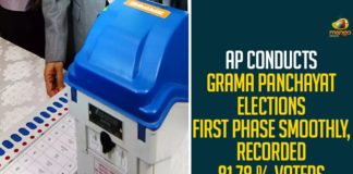 AP Conducts Grama Panchayat Elections First Phase Smoothly, Recorded 81.78 % Voters Turnout