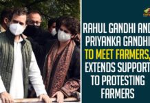 Rahul Gandhi And Priyanka Gandhi To Meet Farmers Extends Support To Protesting Farmers,Mango News,Rahul Gandhi And Priyanka Gandhi Lead Congress Protest March Against Farm Laws In Delhi,Rahul and Priyanka Gandhi come in support of farmers protest,Rahul Gandhi And Priyanka Gandhi To Meet Farmers