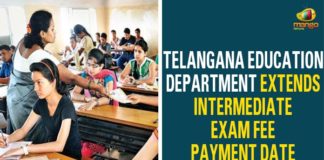 Telangana Education Department Extends Intermediate Exam Fee Payment Date,Telangana Inter Board Extends Inter Exam Fee Due Dates,Mango News,Mango News Telugu,Telangana inter board extends date for exam fee payment,TS Inter Exam Fee Due Dates 2021,TSBIE,TSBIE Fee Due Dates 2021,Intermediate exam fee date is Feb. 11,TS Inter Exam Fee Dates 2021 are announced by Board Of Intermediate Education Telangana on its official website for Intermediate 1st year & 2nd Year Annual Examinations
