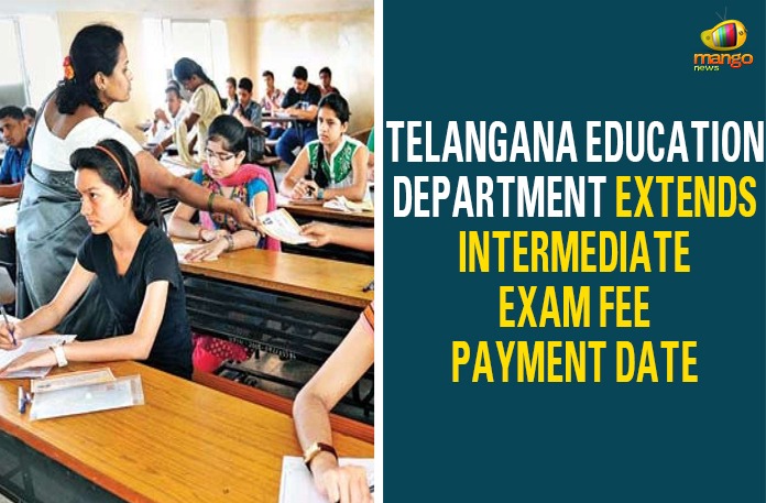 Telangana Education Department Extends Intermediate Exam Fee Payment Date Telangana Education Department Extends Intermediate Exam Fee Payment Date,Telangana Inter Board Extends Inter Exam Fee Due Dates,Mango News,Mango News Telugu,Telangana inter board extends date for exam fee payment,TS Inter Exam Fee Due Dates 2021,TSBIE,TSBIE Fee Due Dates 2021,Intermediate exam fee date is Feb. 11,TS Inter Exam Fee Dates 2021 are announced by Board Of Intermediate Education Telangana on its official website for Intermediate 1st year & 2nd Year Annual Examinations