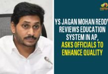 YS Jagan Mohan Reddy Reviews Education System In AP Asks Officials To Enhance Quality,Mango News,JAGAN REVIEWS PROGRESS OF WORK IN SCHOOLS, ASKS OFFICIALS TO FINISH REVAMPING BY MARCH,Andhra Pradesh government schools to get new look,YS Jagan Mohan Reddy Reviews Education System In AP