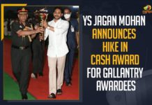 Andhra CM announces ten-time hike in cash award for gallantry awardees, AP CM YS Jagan, AP gallantry awardees, AP Govt Hikes Cash Reward For Gallantry Award Winners, Cash Reward For Gallantry Award Winners, Cash Reward of Gallantry Awardees, gallantry, Gallantry Award Winners, Gallantry Awardees, gallantry awardees of kargil war, Mango News, Ten-Time Hike in Cash Reward of Gallantry Awardees