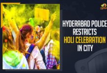 Hyderabad Police Restricts Holi Celebration In City,Mango News,Mango News English,Hyderabad Police,Hyderabad Police Restricts Holi Celebration,Hyderabad Police,Holi Celebration,Holi,Holi 2021,Wine Shops In Hyderabad,Hyderabad City Police Announced Restrictions On Holi Celebrations,Hyderabad City Police,Hyderabad City Police Restrictions On Holi Celebrations,Holi Celebrations Restricts In Hyderabad,Holi Celebrations In Hyderabad,Covid 19 Guidelines and Restrictions for Holi,No public Celebration on Holi,Telangana Govt,Holi Celebration In Hyderabad City,Hyderabad Police Denied Permission For Holi Celebrations,VC Sajjanar,Hyderabad Police News