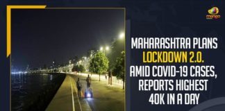 Maharashtra Plans Lockdown 2.0. Amid COVID-19 Cases, Reports Highest 40k In A Day,Corona Positive Cases in Maharashtra, Covid-19 in Maharashtra, Maharashtra, Maharashtra Corona, Maharashtra Corona Cases, Maharashtra Corona Deaths, Maharashtra Corona Positive Cases, Maharashtra Coronavirus, Maharashtra Coronavirus Positive Cases, Maharashtra Coronavirus Updates, Maharashtra COVID 19, Mango News,Maharashtra COVID-19 Cases 40414,Maharashtra New COVID Report,Maharashtra Plans Lockdown,Maharashtra Reports Highest 40k,Maharashtra COVID Positive Cases,Maharashtra COVID-19 Cases,COVID Cases In Maharashtra,Maharashtra News,Maharashtra COVID Updates,Mango News English