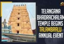 Telangana Bhadrachalam Temple Begins Talambralu Annual Event,Minister Indrakaran Reddy Appealed Devotees Not to Visit Bhadradri for Sri Rama Navami Festival,Mango News,Mango News Telugu,Minister Indrakaran appeals to devotees not to visit Bhadradri temple for Sri Rama Navami,Sita Rama Kalyanam at Bhadradri to remain a low key celebration,Sita Rama Kalyanam at Bhadradri to remain a low key celebration,Sri Sitarama Kalyanam at Bhadrachalam to be held in simple manner due to COVID-19: Minister,Minister Indrakaran Reddy,Sri Rama Navami Festival