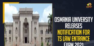 Osmania University Releases Notification For TS Law Entrance Exam 2021,Mango News English,Mango News,TS LAWCET 2021,TS LAWCET,TS Law Entrance Exam 2021,TS Law Entrance Exam,TS Law Entrance Exam News,TS Law Entrance Exam Latest News,Osmania University,Osmania University Notification,Osmania University Releases Notification For TS Law Entrance Exam,Telangana State Law Common Entrance Test,TS PG Law Common Entrance Test 2021 Examinations,Official Notification For TS LAWCET 2021 Examinations Released,TS LAWCET,Notification For TS LAWCET Released,TS LAWCET Examination,Notification For The TS PGLCET 2021 Exams,TS LAWCET And TS PGLCET Exam Notification,TS Law Entrance Exam 2021 Notification