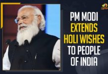 PM Modi Extends Holi Wishes To People Of India,Mango News,Holi 2021: India Celebrates Festival of Colours Amid Covid-19,Prime Minister Modi greeted people with Holi wishes,Holi 2021: PM Modi extended greetings to countrymen on the auspicious occasion of Holi,Holi 2021 PM Modi wishes Holi Amit Shah Rajnath Singh Holi greetings,India Celebrates Holi Amid Covid-19 Fears PM Modi Extends Wishes