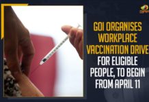 coronavirus vaccine distribution, covid 19 vaccine, Covid Vaccination, Covid vaccination in India, COVID-19 vaccination at workplace, Covid-19 Vaccine Distribution updates, Distribution For Covid-19 Vaccine, GoI Organises Workplace Vaccination Drive, GoI Organises Workplace Vaccination Drive For Eligible People, GoI Organises Workplace Vaccination Drive For Eligible People To Begin From April 11, India Covid Vaccination, Mango News, Vaccine Distribution, Workplace Vaccination Drive, Workplace Vaccination Drive For Eligible People