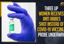 3 elderly women get anti-rabies shot instead of Covid, 3 UP Women Given Anti-Rabies Shots Instead Of Covid Jabs, 3 women given anti-rabies shots, Mango News, Three UP women given anti-rabies injection instead of Covid, Three UP Women Receive Anti Rabies Shot, Three UP Women Receive Anti Rabies Shot Instead Of COVID-19 Vaccine, Three women given rabies vaccine instead of COVID, UP, Uttar Pradesh, Uttar Pradesh COVID 19 Updates, Uttar Pradesh Covid Vaccine, Uttar Pradesh Covid Vaccine Issue, Women Receive Anti Rabies Shot Instead Of COVID-19 Vaccine