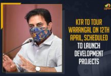 Development Projects, Errabelli Dayakar Rao, Greater Warangal Municipal Corporation, GWMC, KTR, KTR To Lauch Warangal Development Projects, KTR to tour in Warangal on April 12, KTR To Tour Warangal, KTR To Tour Warangal On 12th April, KTR To Tour Warangal On 12th April Scheduled To Launch Development Projects, Mango News, Municipal Administration and Urban Development Minister, Satyavathi Rathod, Telangana Minister, Telangana Minister kTR, Tribal Welfare Minister, Warangal, Warangal Development Projects, Working President of the TRS