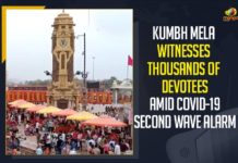 2021 Kumbh Mela, COVID second wave looms over Kumbh Mela, haridwar, Haridwar Kumbh Mela, Haridwar Kumbh Mela witnesses low footfall of devotees, Kumbh Mela, Kumbh Mela 2021, Kumbh Mela News, Kumbh Mela of Haridwar, Kumbh Mela Police Control Room, Kumbh Mela Updates, Kumbh Mela Witnesses Lakhs Of Devotees, Kumbh Mela Witnesses Lakhs Of Devotees At Haridwar, Lakhs Of Devotees At Haridwar, Mahakumbh, Mango News, Over 15 lakh devotees take royal bath, Somvati Amavasya 2021, Uttarakhand