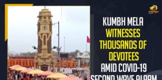 2021 Kumbh Mela, COVID second wave looms over Kumbh Mela, haridwar, Haridwar Kumbh Mela, Haridwar Kumbh Mela witnesses low footfall of devotees, Kumbh Mela, Kumbh Mela 2021, Kumbh Mela News, Kumbh Mela of Haridwar, Kumbh Mela Police Control Room, Kumbh Mela Updates, Kumbh Mela Witnesses Lakhs Of Devotees, Kumbh Mela Witnesses Lakhs Of Devotees At Haridwar, Lakhs Of Devotees At Haridwar, Mahakumbh, Mango News, Over 15 lakh devotees take royal bath, Somvati Amavasya 2021, Uttarakhand