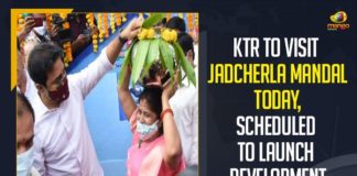 Development Projects, development projects in hyderabad, development projects in jadcherla, Jadcherla, Jadcherla Development Projects, Jadcherla Mandal, KTR To Launch Jadcherla Development Projects, KTR to visit Jadcherla, KTR To Visit Jadcherla Mandal Today, KTR To Visit Jadcherla Mandal Today Scheduled To Launch Development Projects, KTR to visit Jadcherla today, Mango News, TRS Working President KTR