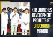 Development Projects, development projects in hyderabad, development projects in jadcherla, Jadcherla, Jadcherla Development Projects, Jadcherla Mandal, KTR Launch Jadcherla Development Projects, KTR visit Jadcherla, KTR visit Jadcherla today, Mango News, Minister KTR, Minister KTR Inaugurate Mini Tank Bund, Minister KTR Inaugurate Mini Tank Bund and Mission Bhagiratha Water Tank at Jadcherla, Mission Bhagiratha Water Tank at Jadcherla, TRS Working President KTR