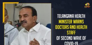 Coronavirus, COVID-19, Covid-19 Updates in Telangana, District Health Officials over Covid Situation, Etala Rajender held Teleconference with District Health Officials over Covid Situation, Health Minister Etala Rajender, Mango News, Minister Etala Rajender, Minister Etala Rajender held Teleconference, Minister Etala Rajender held Teleconference with District Health Officials over Covid Situation, telangana coronavirus cases today, Telangana Coronavirus News, telangana covid cases today bulletin, telangana covid cases today list, Telangana Minister Etala Rajender