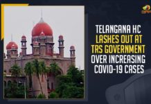 Telangana HC Lashes Out At TRS Government Over Increasing COVID-19 Cases,Telangana,Telangana News,Mango News,Telangana HC Latest News,TRS Government,Telangana Government,Telangana High Court,Telangana High Court Reviewes Current Situation Of The Novel Coronavirus In The State,Telangana High Court On COVID-19 In The State,COVID-19,Coronavirus,Telangana High Court Hits Out At State,Telangana High Court Response To Pleas On Covid-19 Situation,Telangana HC Lashes Out At TRS Government,Telangana HC On TRS Government,Telangana HC About TRS Government