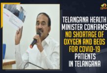 Eatala Rajender, Mango News, no shortage of oxygen and beds, No Shortage Of Oxygen And Beds For COVID-19 Patients In Telangana, Telangana, Telangana Coronavirus, Telangana Health Minister, Telangana Health Minister Confirms No Shortage Of Oxygen And Beds, Telangana Health Minister Confirms No Shortage Of Oxygen And Beds For COVID-19 Patients, Telangana Health Minister Confirms No Shortage Of Oxygen And Beds For COVID-19 Patients In Telangana, Telangana Health Minister Eatala Rajender