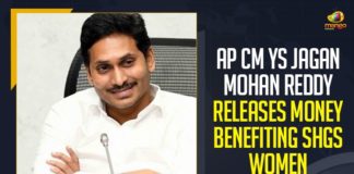 1.02 cr women of 9.3 lakh SHGs get Rs 1109 crore, Andhra CM YS Jagan Reddy, AP CM YS Jagan, AP CM YS Jagan Mohan Reddy Releases Money Benefiting SHGs Women, AP CM YS Jagan Releases Money Benefiting SHGs Women, DWACRA, economic self-sufficiency of women, economic self-sufficiency of women in AP, Mango News, Money Benefiting SHGs Women, SHGs Women, ₹1109 crore credited into accounts of SHG women