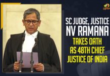 48th Chief Justice of India, Justice NV Ramana, Justice NV Ramana Sworn, Justice NV Ramana Sworn In as 48th Chief Justice of India, Justice NV Ramana sworn in as Chief Justice of India, Justice NV Ramana sworn in as India, Justice NV Ramana Sworn In As New Chief Justice, Justice NV Ramana sworn in as the 48th Chief Justice of India, Justice NV Ramana Takes Oath As 48th Chief Justice Of India, Mango News, New CJI, NV Ramana Sworn In as 48th Chief Justice of India