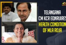 CM KCR dials YSRCP MLA Roja, CM KCR phone call to AP MLA Roja, Mango News, RK Roja Health Condition, Roja, roja health condition, roja health condition now, roja health issue, roja health updates, Telangana CM KCR, Telangana CM KCR phone call to RK Roja, Telangana CM KCR Phone Call to YSRCP MLA RK Roja, Telangana CM KCR Phone Call to YSRCP MLA RK Roja Enquired about her Health Condition, YSRCP MLA RK Roja