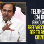coronavirus vaccine distribution, COVID 19 Vaccine, Covid Vaccination, Covid vaccine for all above 18 yrs, Covid-19 Vaccine Distribution, Covid-19 Vaccine Distribution News, Covid-19 Vaccine Distribution updates, Distribution For Covid-19 Vaccine, Free Covid Vaccine to People Above 18 Years of Age, India Covid Vaccination, Mango News, Telangana Govt Decides to Give Free Corona Vaccine, Telangana Govt Decides to Give Free Corona Vaccine to All People, Telangana Govt Decides to Give Free Corona Vaccine to All People Lived in the State, Vaccine Distribution