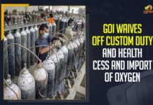 Centre waives import duty on oxygen vaccines, Centre waives off customs duty on import of vaccines, Covid-19 Control Measures, Customs duty to be waived off on oxygen, GoI Waives Off Custom Duty And Health Cess, GoI Waives Off Custom Duty And Health Cess And Import Of Oxygen, Govt waives off customs duty on vaccines, India Oxygen Supply, Major Indian ports waive off medical oxygen, Mango News, Modi govt waives basic customs duty, Oxygen, oxygen supply, Oxygen Supply In India, Oxygen Supply to Covid Patients