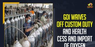 Centre waives import duty on oxygen vaccines, Centre waives off customs duty on import of vaccines, Covid-19 Control Measures, Customs duty to be waived off on oxygen, GoI Waives Off Custom Duty And Health Cess, GoI Waives Off Custom Duty And Health Cess And Import Of Oxygen, Govt waives off customs duty on vaccines, India Oxygen Supply, Major Indian ports waive off medical oxygen, Mango News, Modi govt waives basic customs duty, Oxygen, oxygen supply, Oxygen Supply In India, Oxygen Supply to Covid Patients