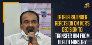 Eatala Rajender Reacts On CM KCR’s Decision To Transfer Him From Health Ministry,Mango News,Etala Rajender,Etala Rajender Live,Etala Rajender Live News,Etala Rajender Live Updates,Etala Rajender Latest Updates,Etala Rajender Pressmeet,Etala Rajender Pressmeet Live,Telangana,Telangana News,Eatala Rajender Dropped From Telangana Council Of Ministers,Telangana Health Minister Etala Rajendar Removed From Cabinet,Telangana CM KCR,CM KCR,Etala Rajender Dropped From Council,Eatala Rajender Reacts On CM KCR’s Decision,Eatala Rajender Reacts On CM KCR,Eatala Rajender Live Updates