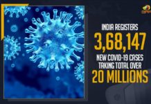 India Registers 3,68,147 New COVID-19 Cases Taking Total Close To 20 Millions India Registers 368147 New COVID-19 Cases Taking Total Close To 20 Millions,Covid-19 in India,Coronavirus Cases In India,Coronavirus In India,Coronavirus India Live Updates, Coronavirus Live Updates, Coronavirus Positive Cases List, COVID 19 Deaths, COVID-19, COVID-19 Cases in India,COVID-19 Daily Bulletin,Covid-19 In India,Covid-19 Latest Updates, COVID-19 New Live Updates,Covid-19 Positive Cases,India Coronavirus,India COVID 19,India Covid-19 Deaths Report,India Covid-19 Latest Reports,India COVID-19 Reports,India Covid-19 Updates,India New COVID 19 Cases,Mango News,India Covid-19 368147 Positive Cases,Coronavirus Updates,Coronavirus Latest News Updates,India Records 368147 New Covid-19 Cases,India Reports over 368147 New Covid-19 Cases,Coronavirus Live Updates In India