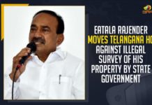 Eatala Rajender Moves Telangana HC, Mango News,Latest Breaking News, telangana news,smart cities in telangana,great telangana tv,great telangana,telangananews,latestbreakingnews,trs working president,working president ktr,stay home stay safe, Eatala Rajender, Telangana HC, Telangana State Government