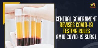 Central Government Revises COVID-19 Testing Rules Amid COVID-19 Surge, Mango News, Latest Breaking News,COVID-19 pandemic, COVID-19 Testing Rules, COVID-19 Surge, COVID-19 Cases, Central Government, COVID-19 Testing, Government of India, COVID-19 Testing, COVID-19 Patients, COVID-19 Symptoms, All India Institute of Medical Science, Night Curfews, Lockdowns, Pandemic Second Wave